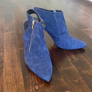 Vintage Cole Haan Blue Suede Heels